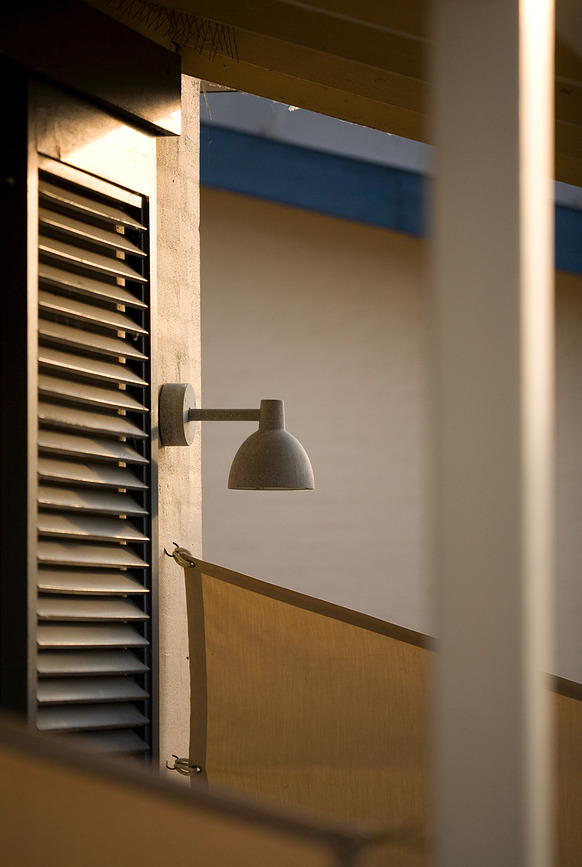 Aplique LED de exterior Toldbod, de aluminio, 29 cm, 4000K, con control Dali