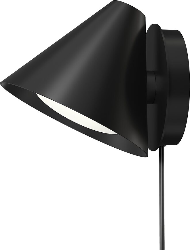 Aplique de Pared LED Keglen, 2700-2000K D2W, negro