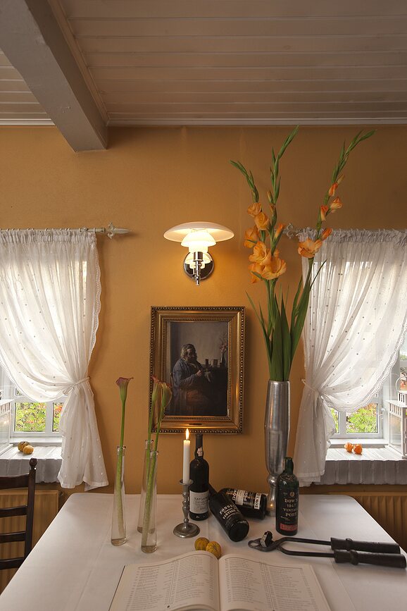 Aplique de pared de cromo PH, 28,5 cm, sin cable ni interruptor visibles