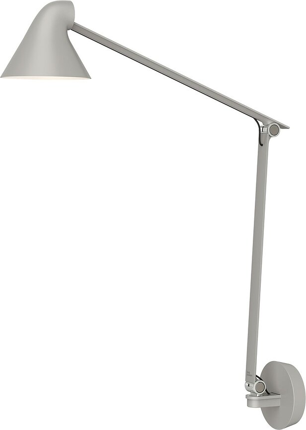 Applique murale à bras NJP LED 3000 K avec boîte de montage