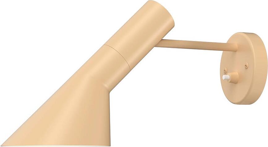 Applique murale AJ beige avec interrupteur, sans câble visible