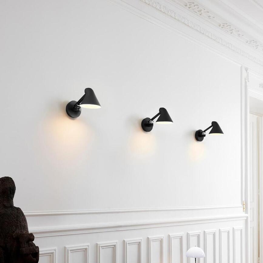 Applique murale avec boîte de montage NJP LED 3000 K, gris clair