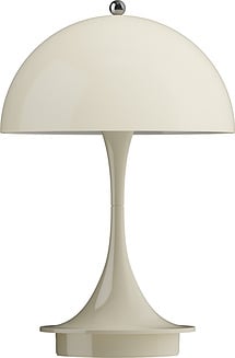 Bezdrôtová lampa Panthella v3 béžová