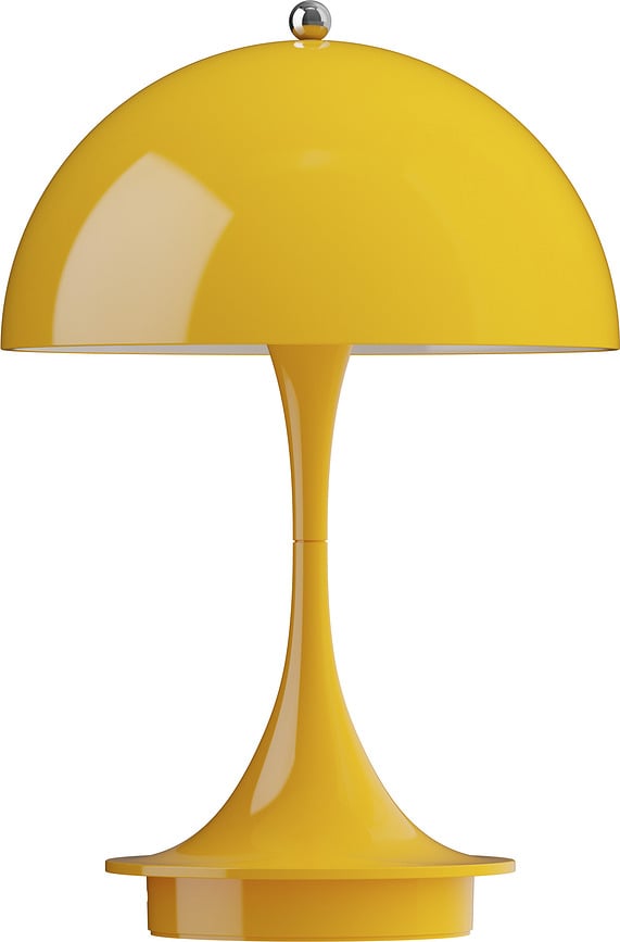 Bezdrôtová lampa Panthella v3 žltá