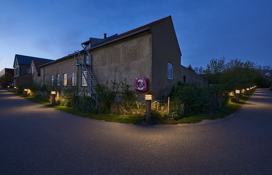 Bysted Lampe de Jardin LED 2700K L, marron, avec piquet de fixation, sans adaptateur