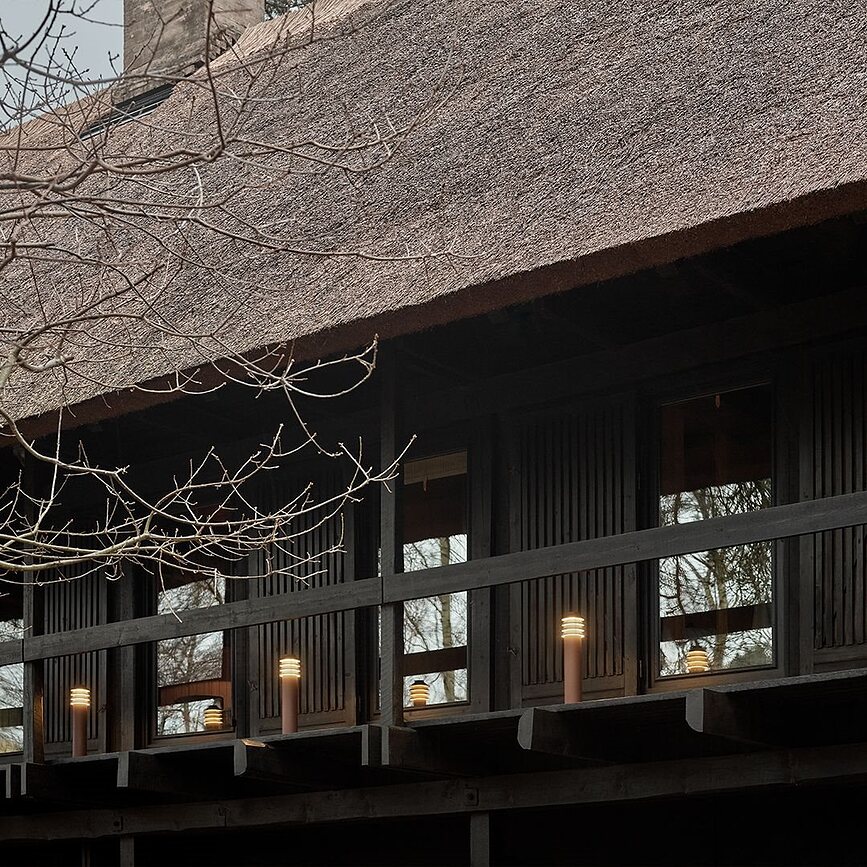 Bysted Lampe de Jardin LED, 4000K, L, grise, avec fixation ancre et adaptateur