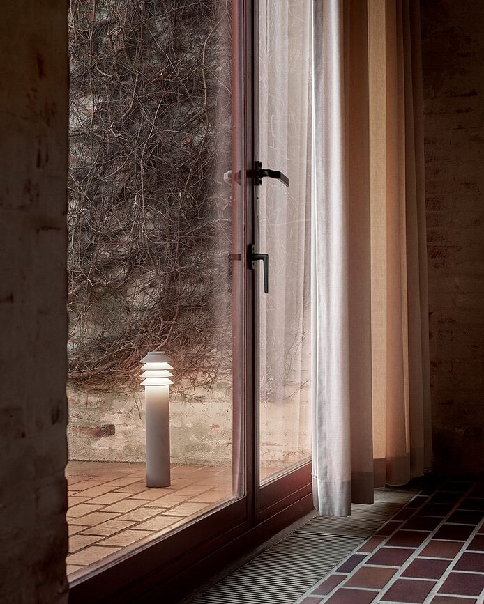 Bysted Φωτιστικό Κήπου LED 2700K, L, καφέ, με πάσσαλο στήριξης, χωρίς μετασχηματιστή