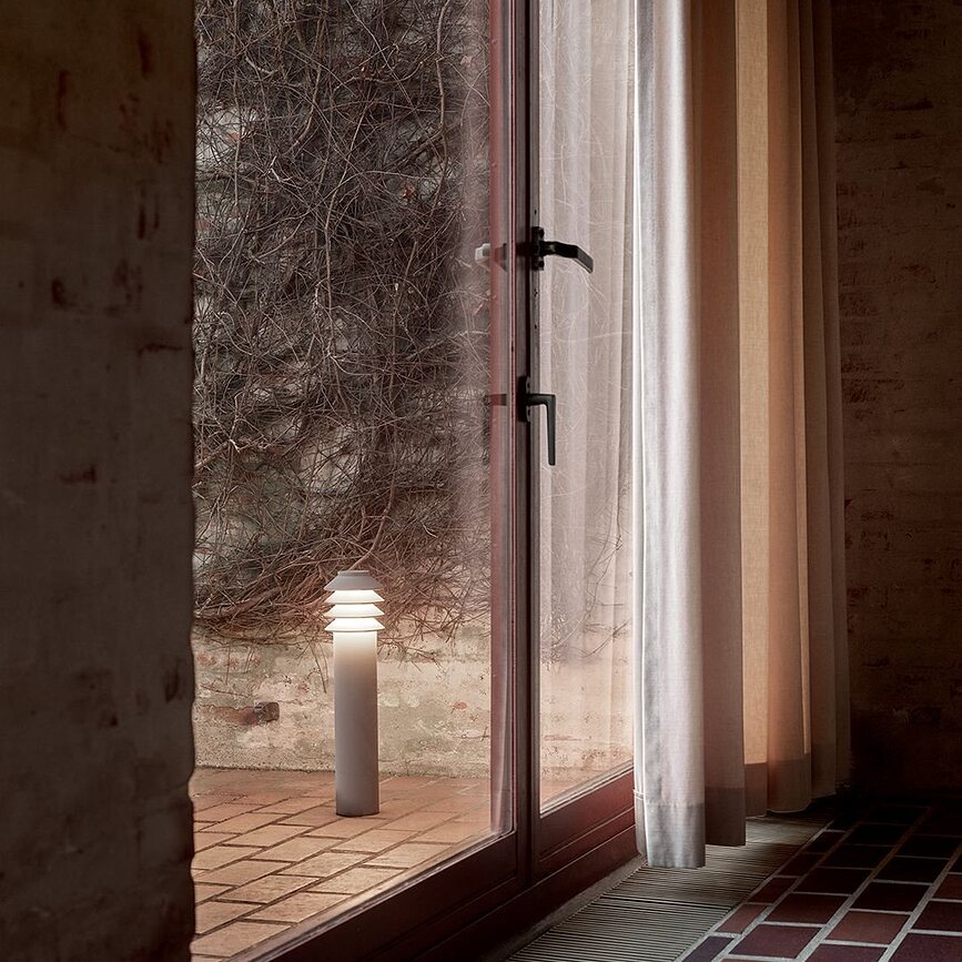 Bysted Vrtna Lampa LED 4000K L siva s osnovnim postoljem i adapterom