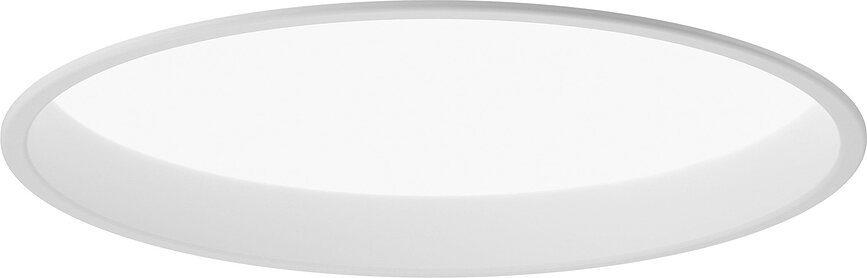 Circle Downlight LED encastrable, 4000K, 26,7 cm, blanc