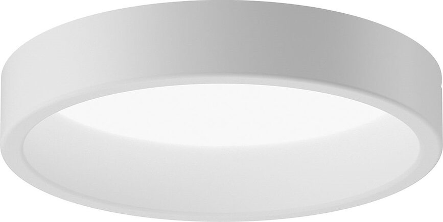 Circle Plafonnier LED Semi-encastré 4000K, 26,7 cm, blanc