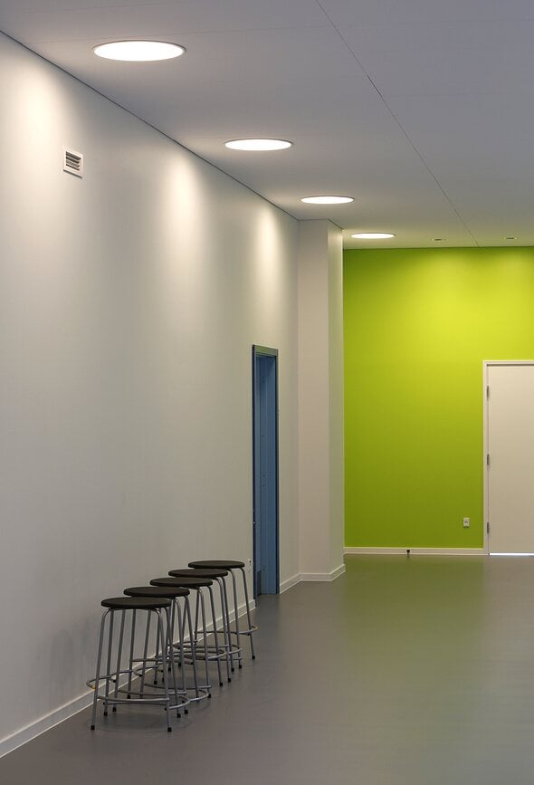 Circle Recessed Plafonnier encastré LED, 26,7 cm, blanc