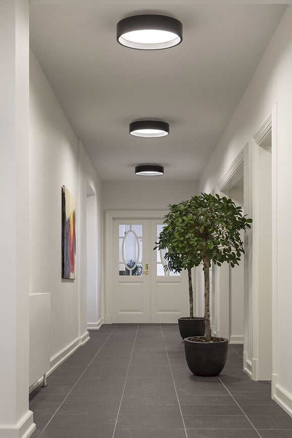 Circle Surface Plafonjera nadgradna LED 4000K HO 45,6 cm bijela prozirna