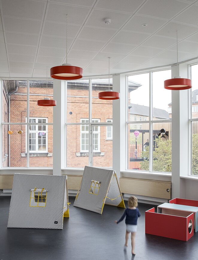 Circle Suspended Suspension LED, 4000K, 45,6 cm, transparente, blanche