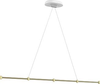 Dependant 5 Ripplamp lihtne valge messing