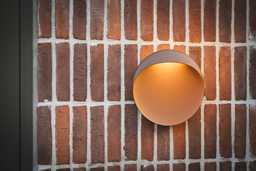 Flindt Απλίκα LED εξωτερική, ρυθμιζόμενη (φασική), 20 cm, 3000K, λευκή