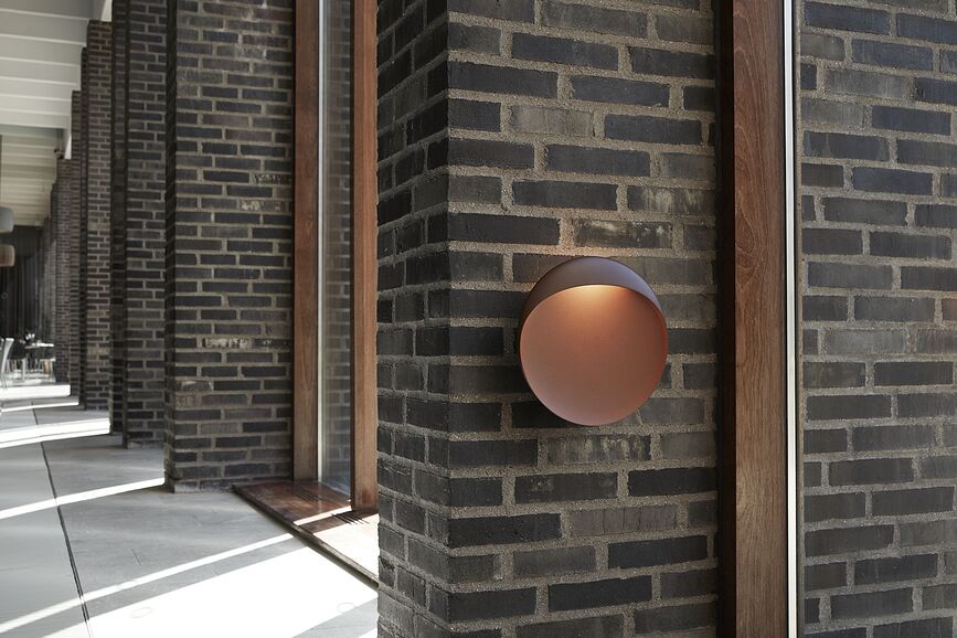 Flindt Applique Murale LED d'extérieur compatible DALI, 3000K, 30 cm, blanche