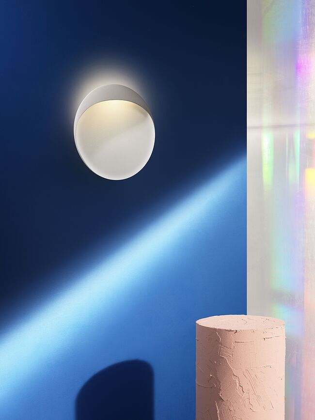 Flindt Stenska svetilka LED zunanja s krmiljenjem Dali, 3000K, 30 cm, bela