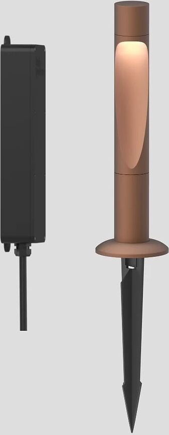 Flindt Lampa vrtna LED 2700K 69,5 cm smeđa s pričvršćivanjem sidrom i adapterom