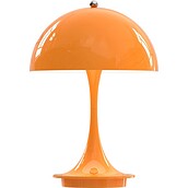 Lampa bezprzewodowa Panthella pomarańczowa z ładowaniem indukcyjnym