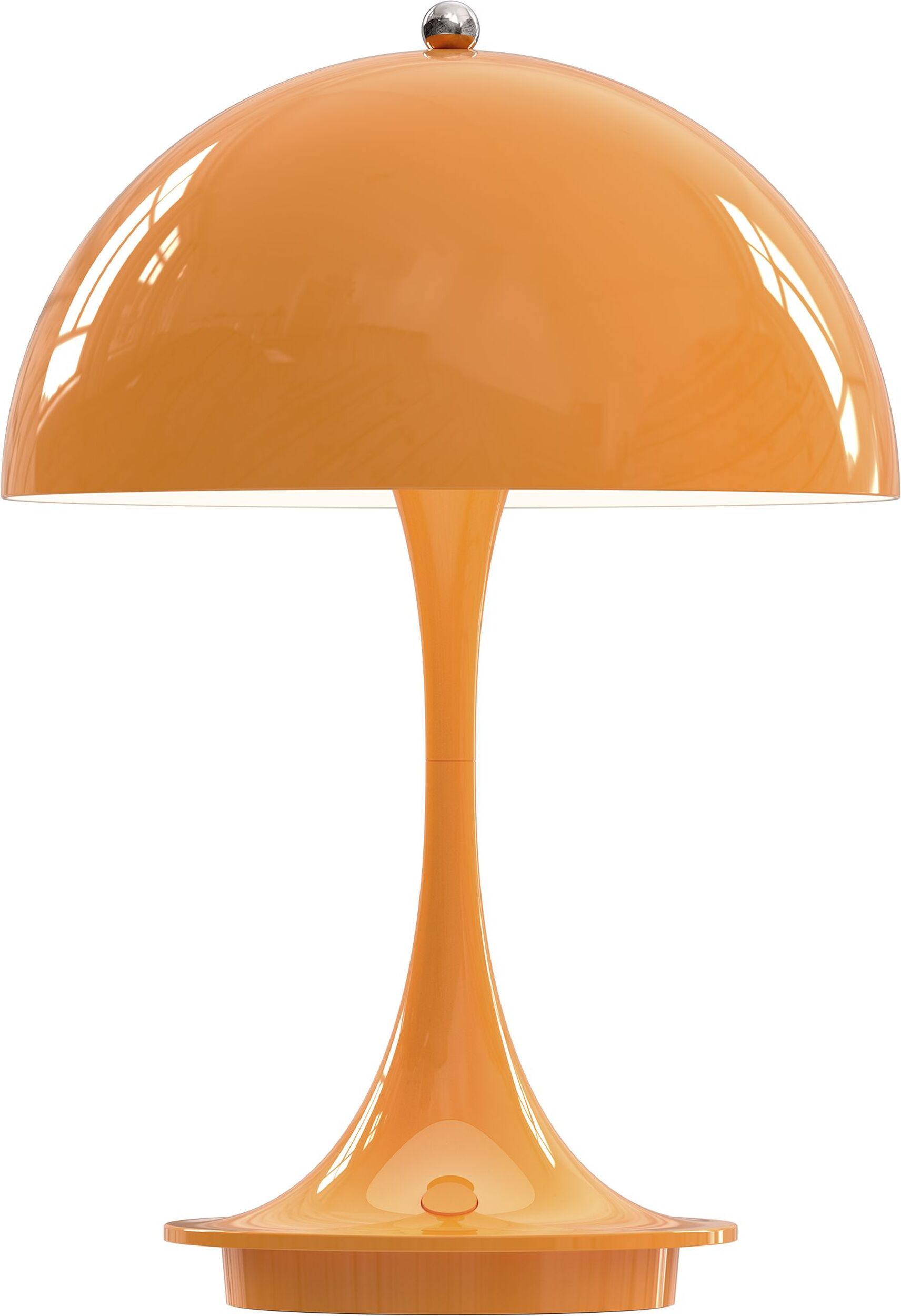 Lampa bezprzewodowa Panthella pomarańczowa