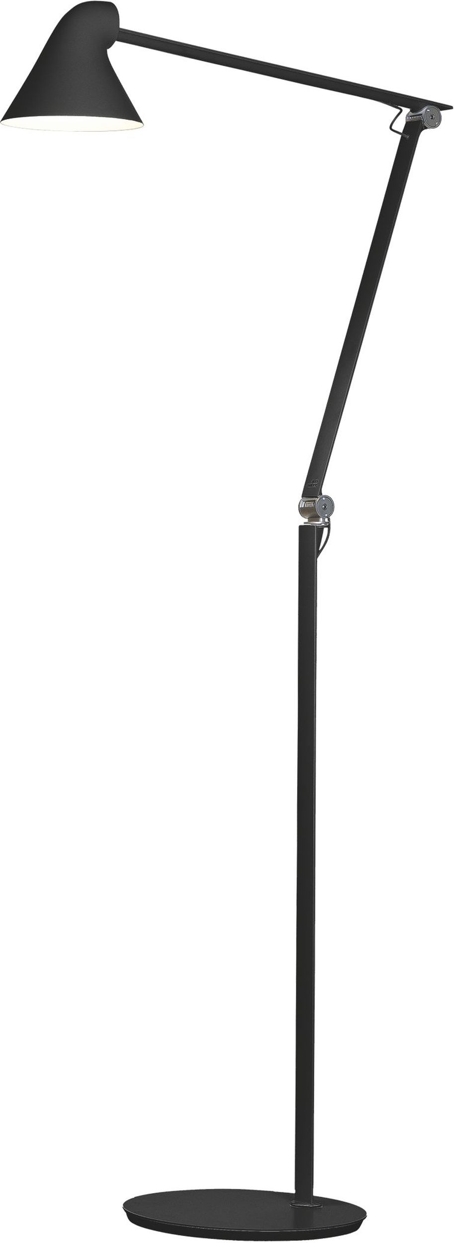 Lampa stojąca NJP LED 2700 K czarna