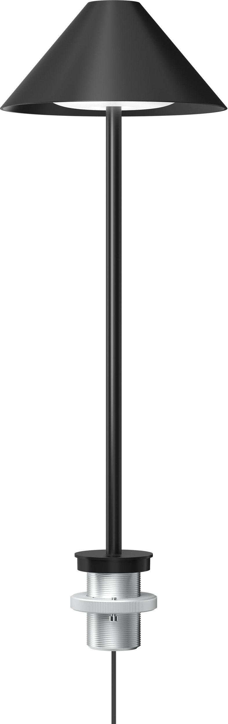 Lampa stołowa Keglen LED 2700-2000K D2W czarna z mocowaniem do blatu
