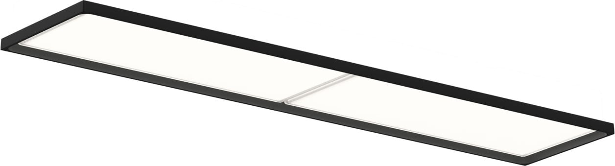 Lampa sufitowa Slim Box Recessed LED 3000K czarna z dyfuzorem mikropryzmatycznym sterowanie oświetleniem Bluetooth