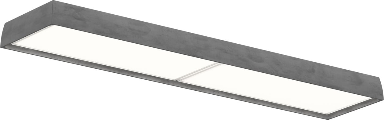 Lampa sufitowa Slim Box Semi Recessed LED 3000K aluminium z dyfuzorem opal sterowanie oświetleniem Dali