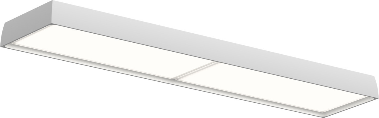 Lampa sufitowa Slim Box Semi Recessed LED KA biała z dyfuzorem opal sterowanie oświetleniem Dali