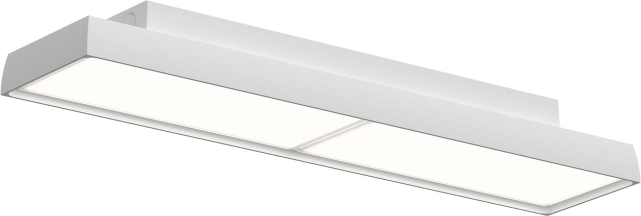 Lampa sufitowa Slim Box Surface LED KA HO biała z dyfuzorem mikropryzmatycznym sterowanie oświetleniem Bluetooth