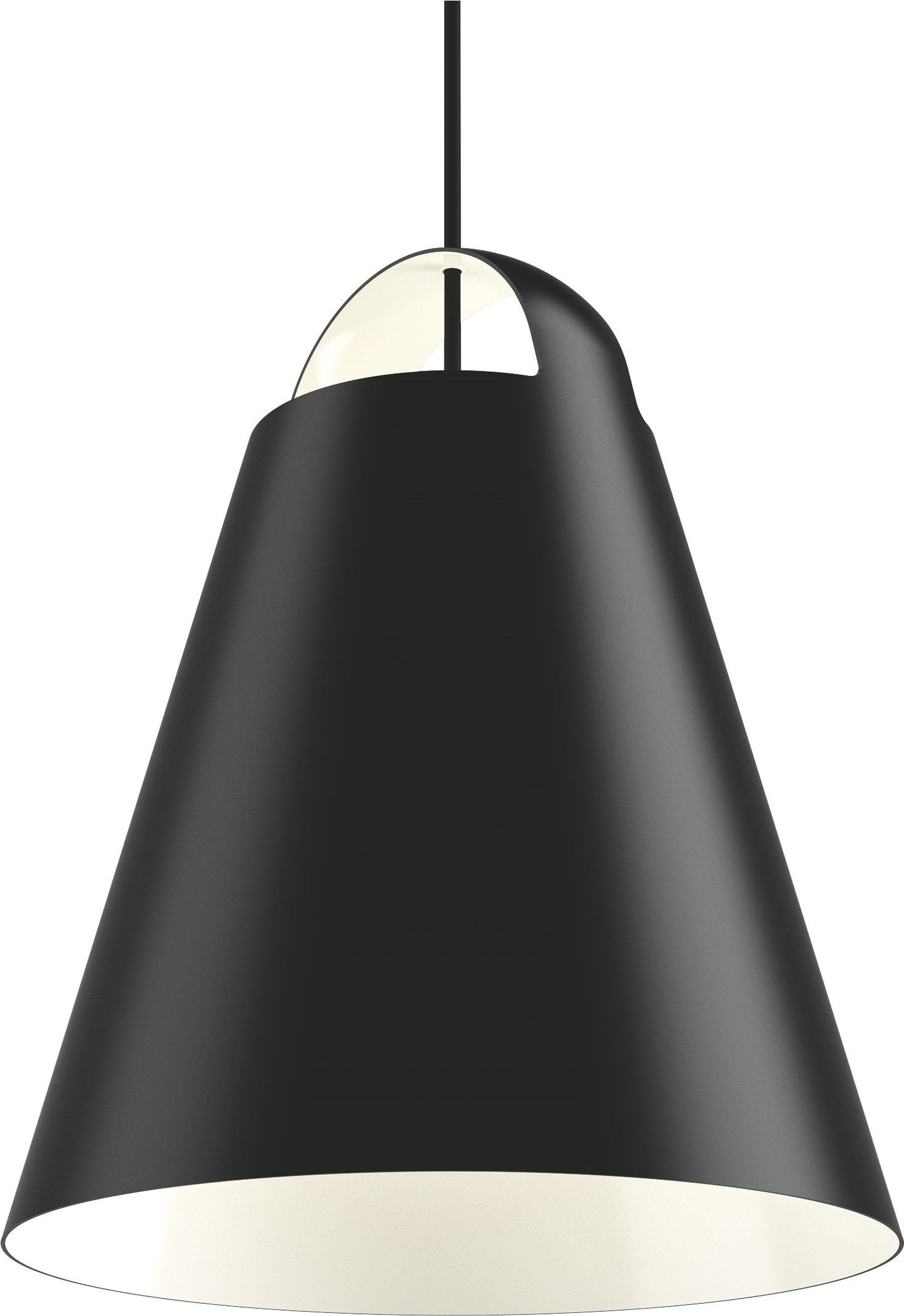 Lampa wisząca Above LED 40 cm czarna sterowanie oświetleniem Bluetooth
