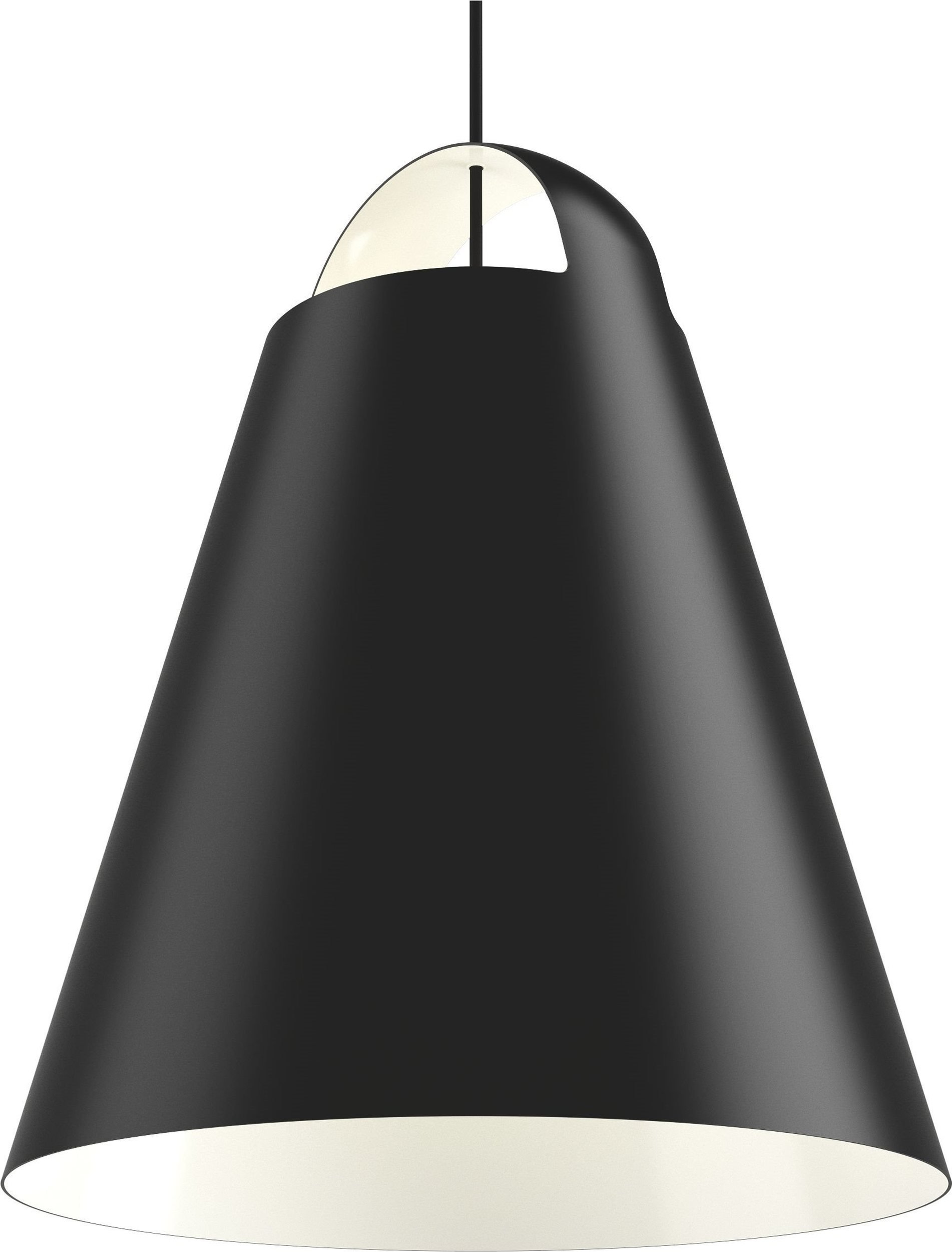 Lampa wisząca Above LED 55 cm czarna sterowanie oświetleniem Bluetooth