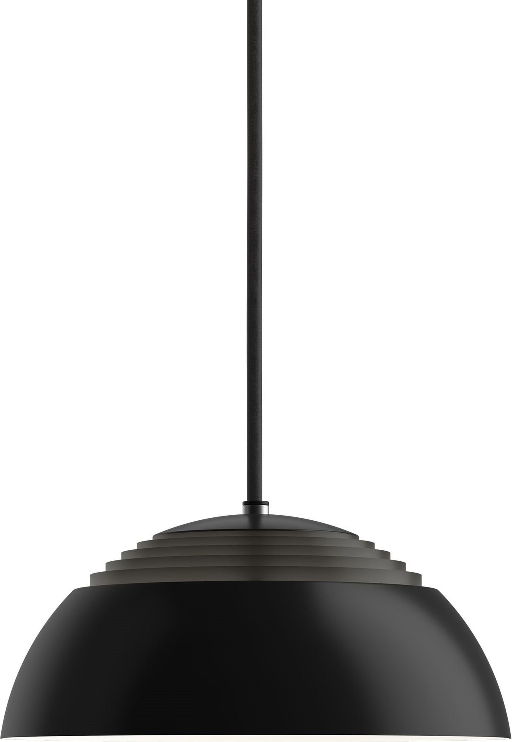 Lampa wisząca AJ Royal LED 2700K 25 cm czarna ściemnianie fazowe Main Dimm