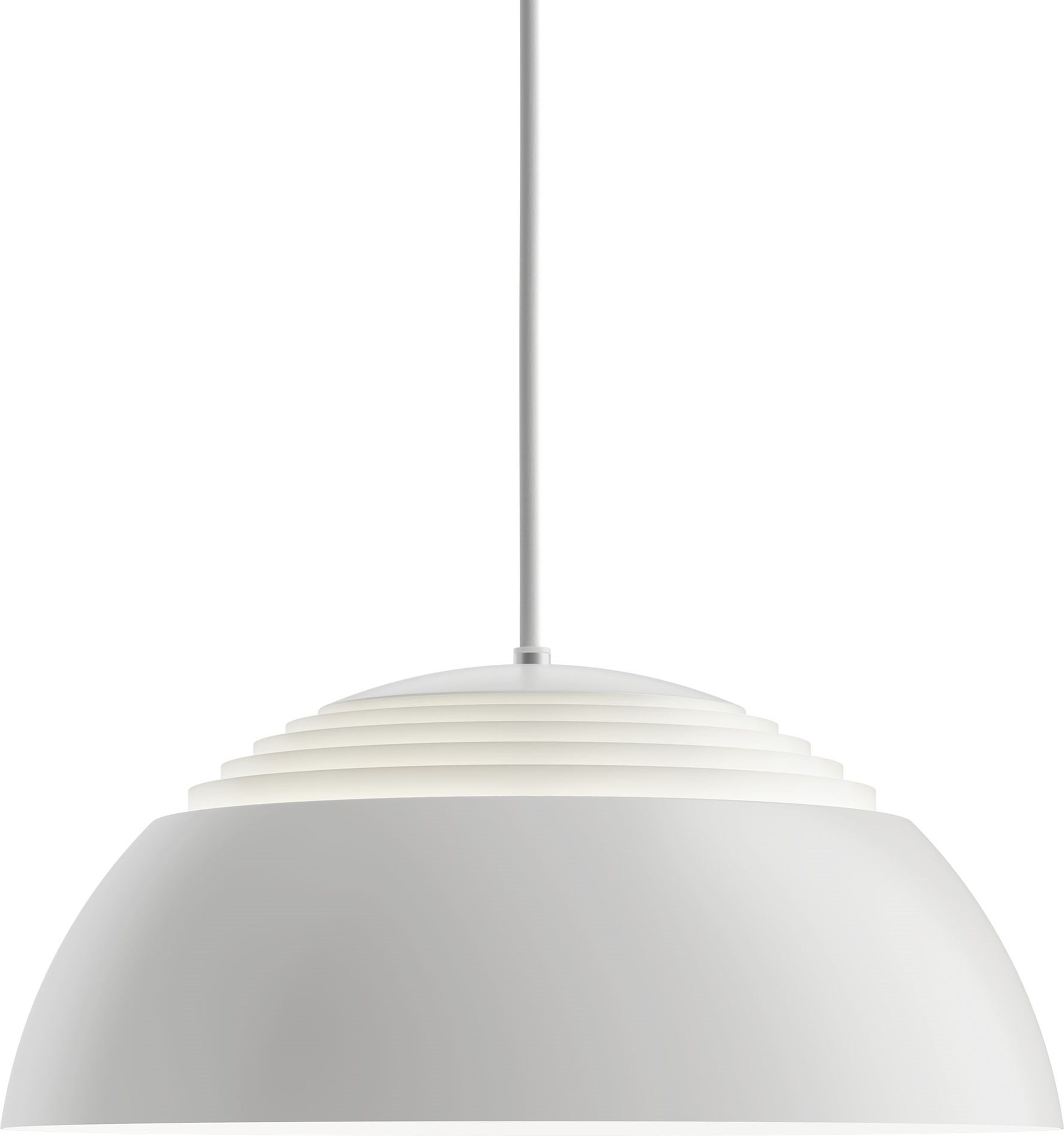 Lampa wisząca AJ Royal LED 2700K 37 cm biała ściemnianie fazowe Main Dimm