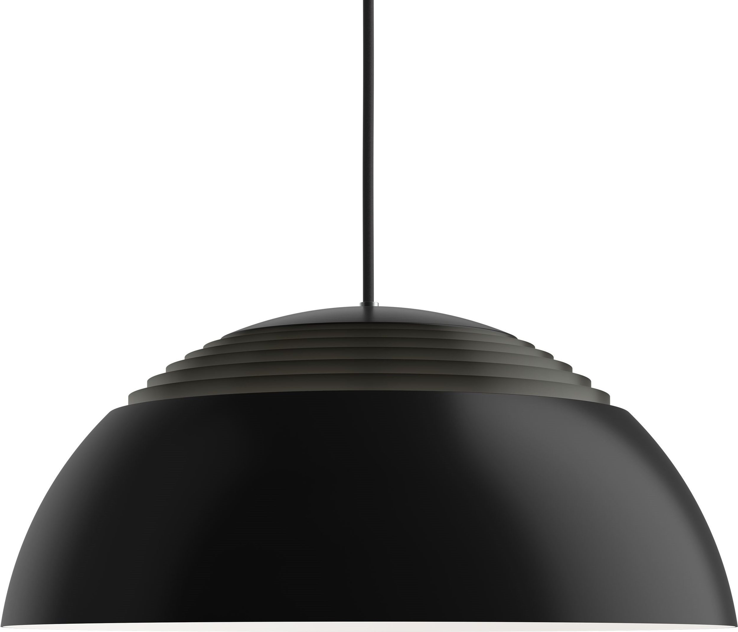 Lampa wisząca AJ Royal LED 2700K 50 cm czarna ściemnianie fazowe Main Dimm