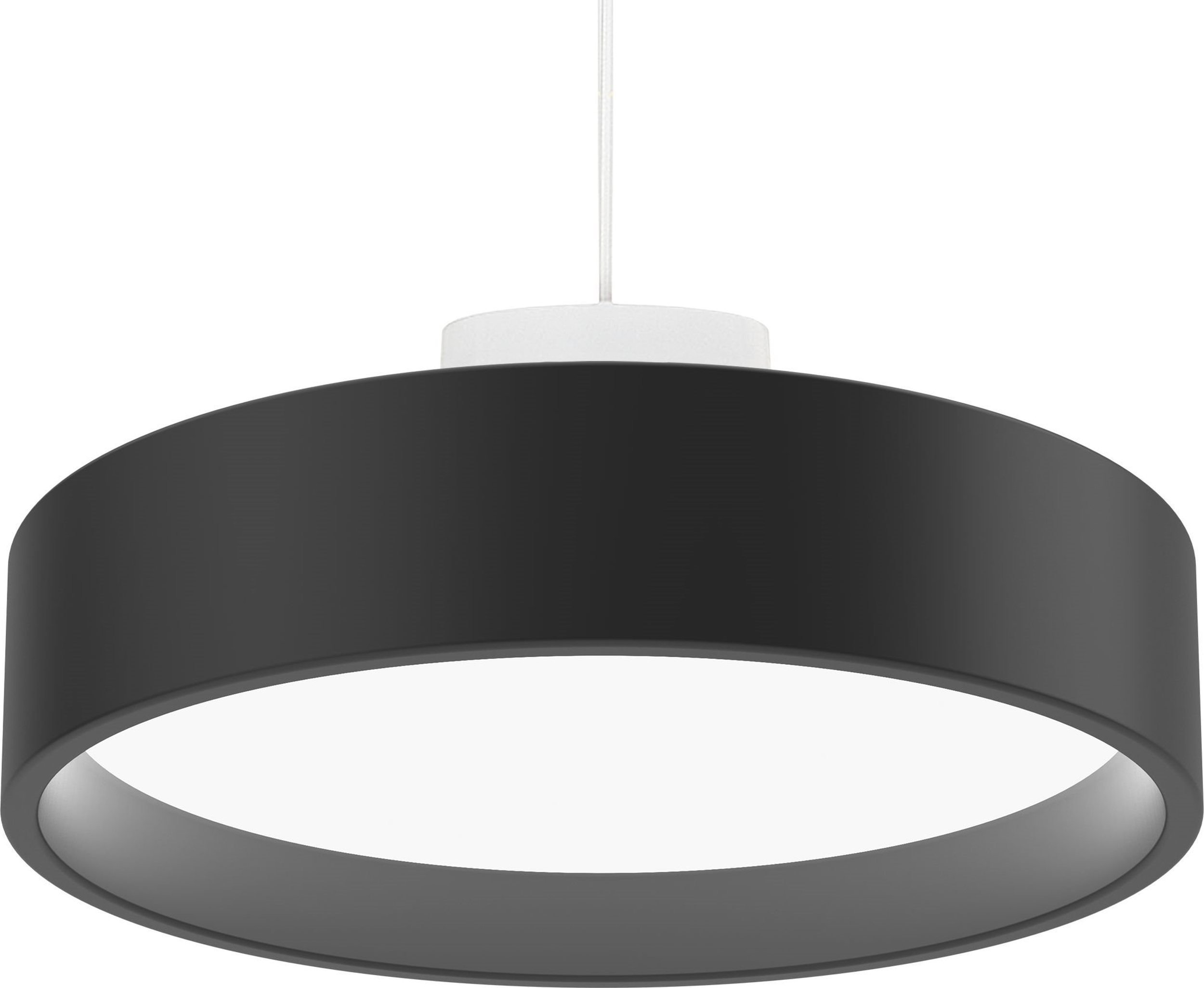 Lampa wisząca Circle Suspended LED 3000K 45,6 cm czarna