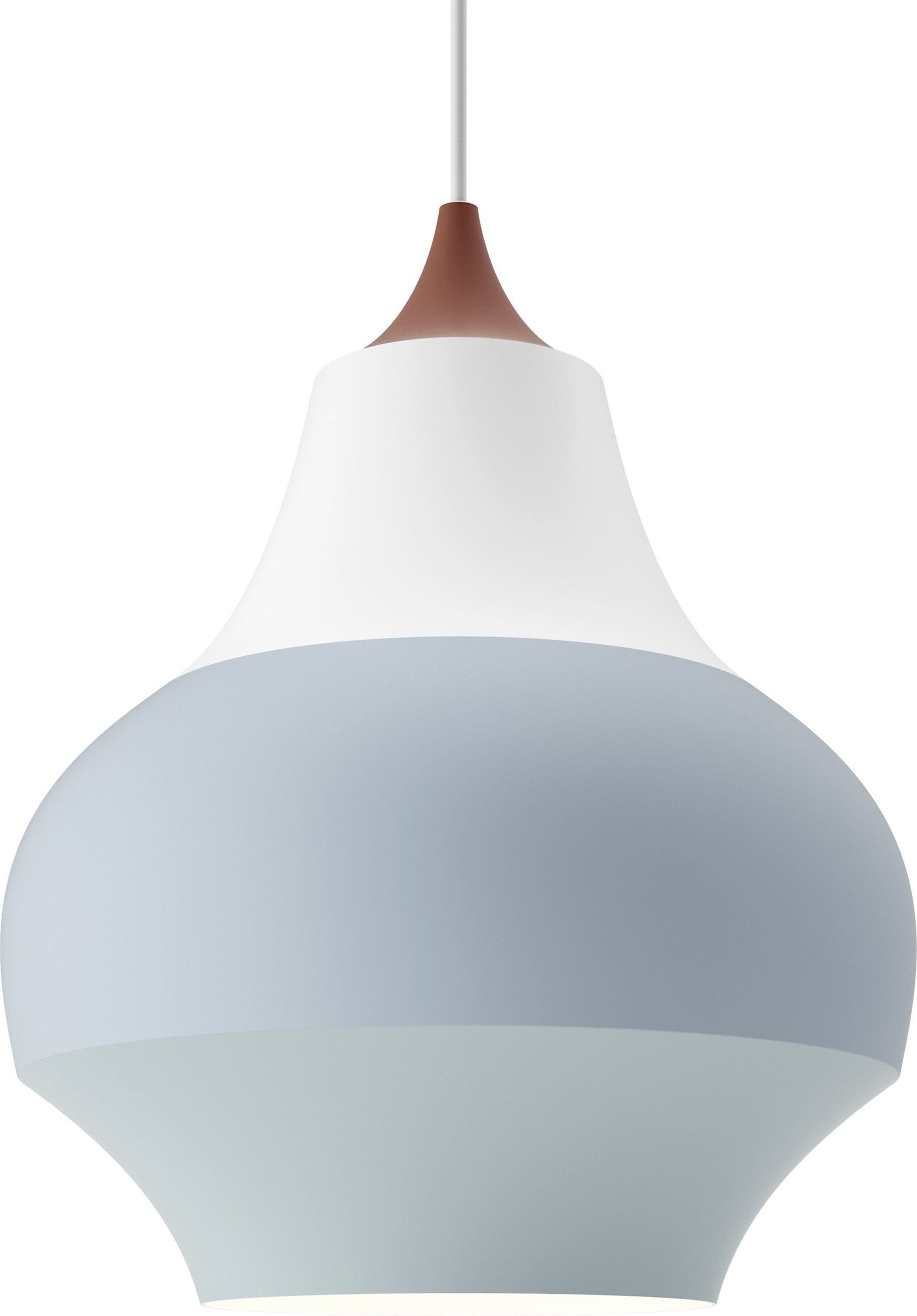 Lampa wisząca Cirque 22 cm brązowo-niebieska