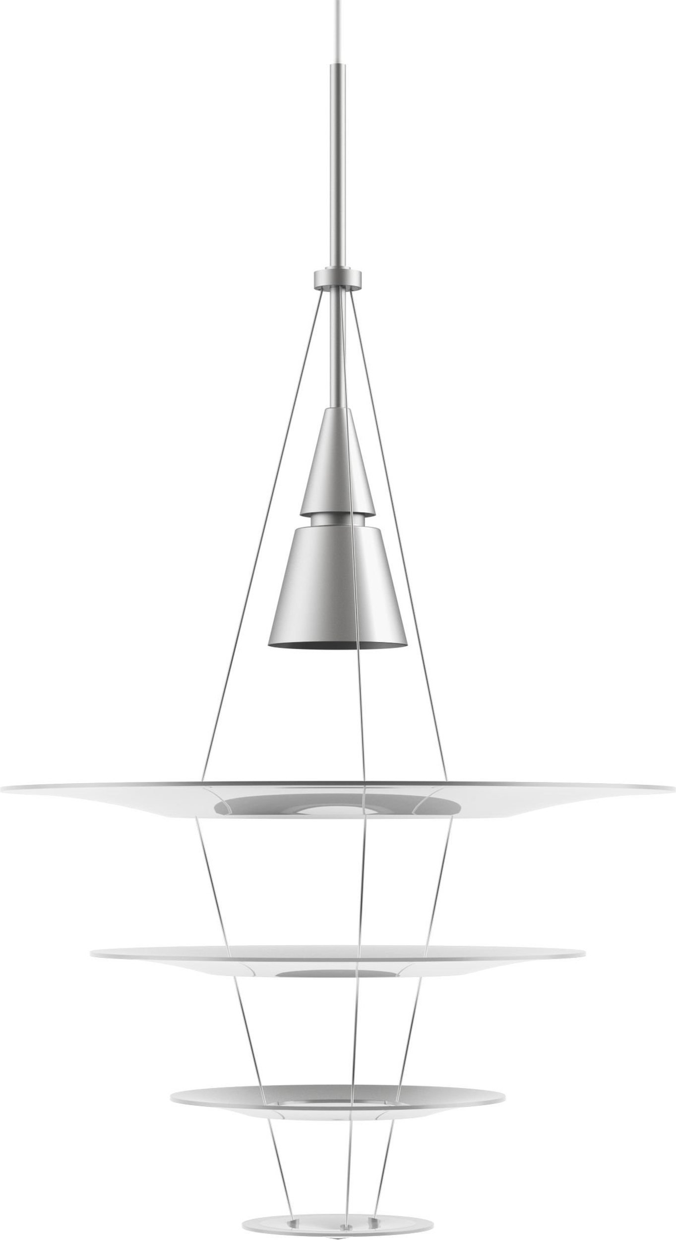 Lampa wisząca Enigma 42,5 cm aluminium