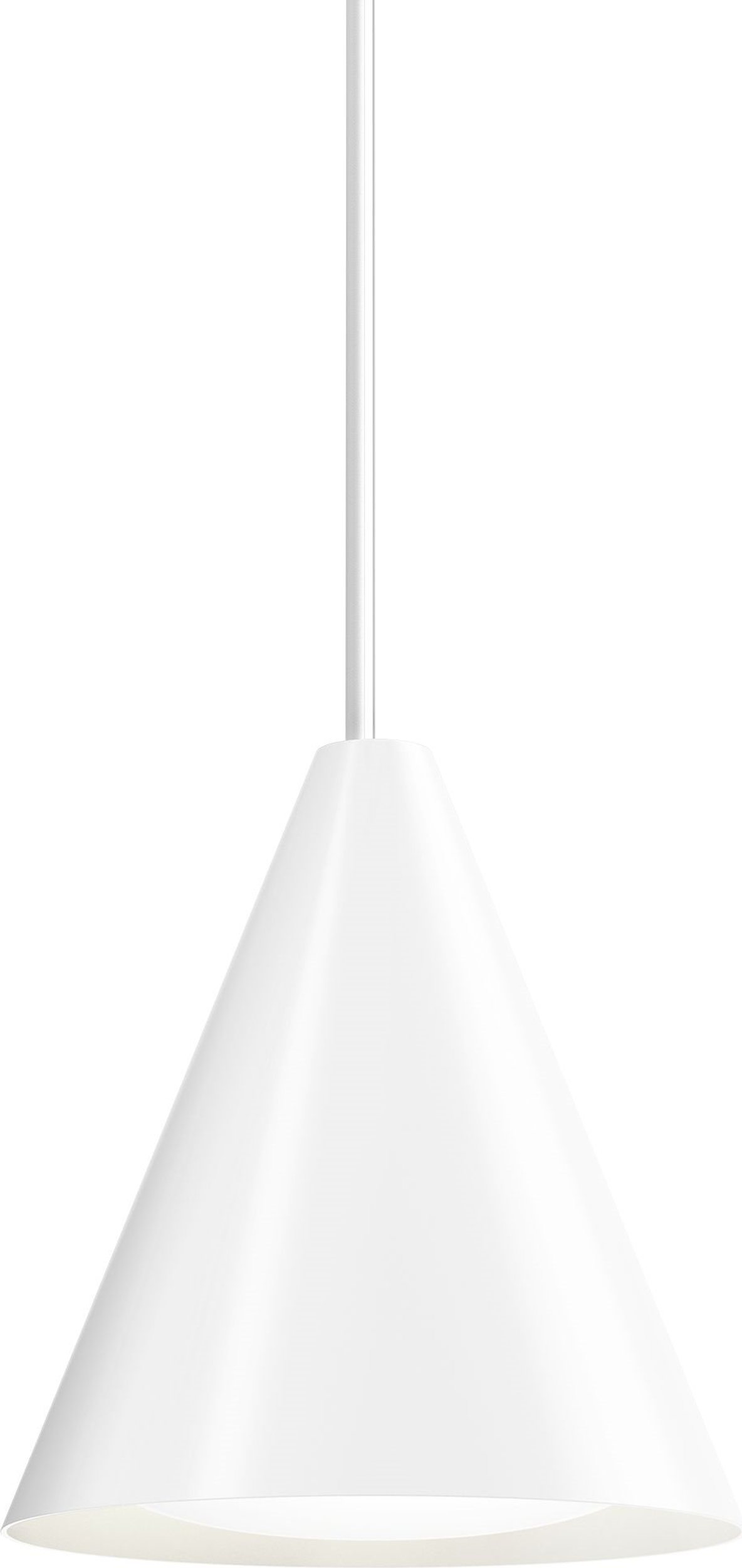 Lampa wisząca Keglen LED 2700K 25 cm biała sterowanie oświetleniem Dali