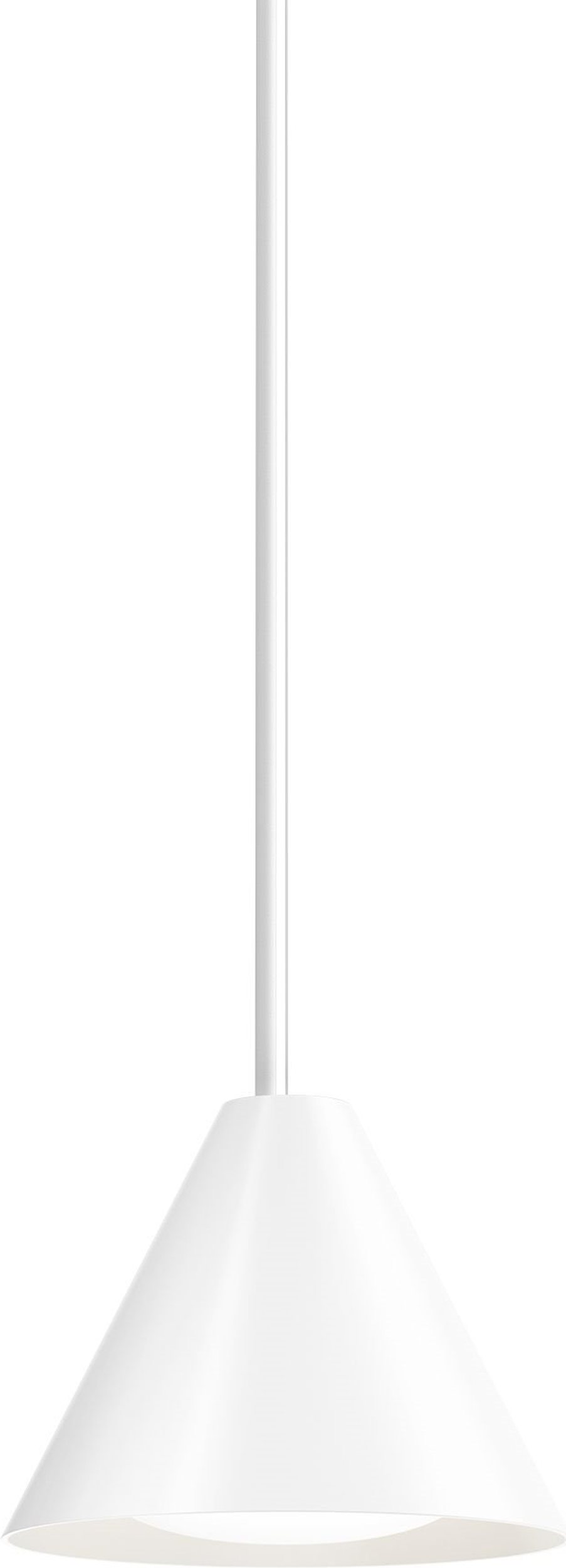 Lampa wisząca Keglen LED 3000K 17,5 cm biała sterowanie oświetleniem Dali