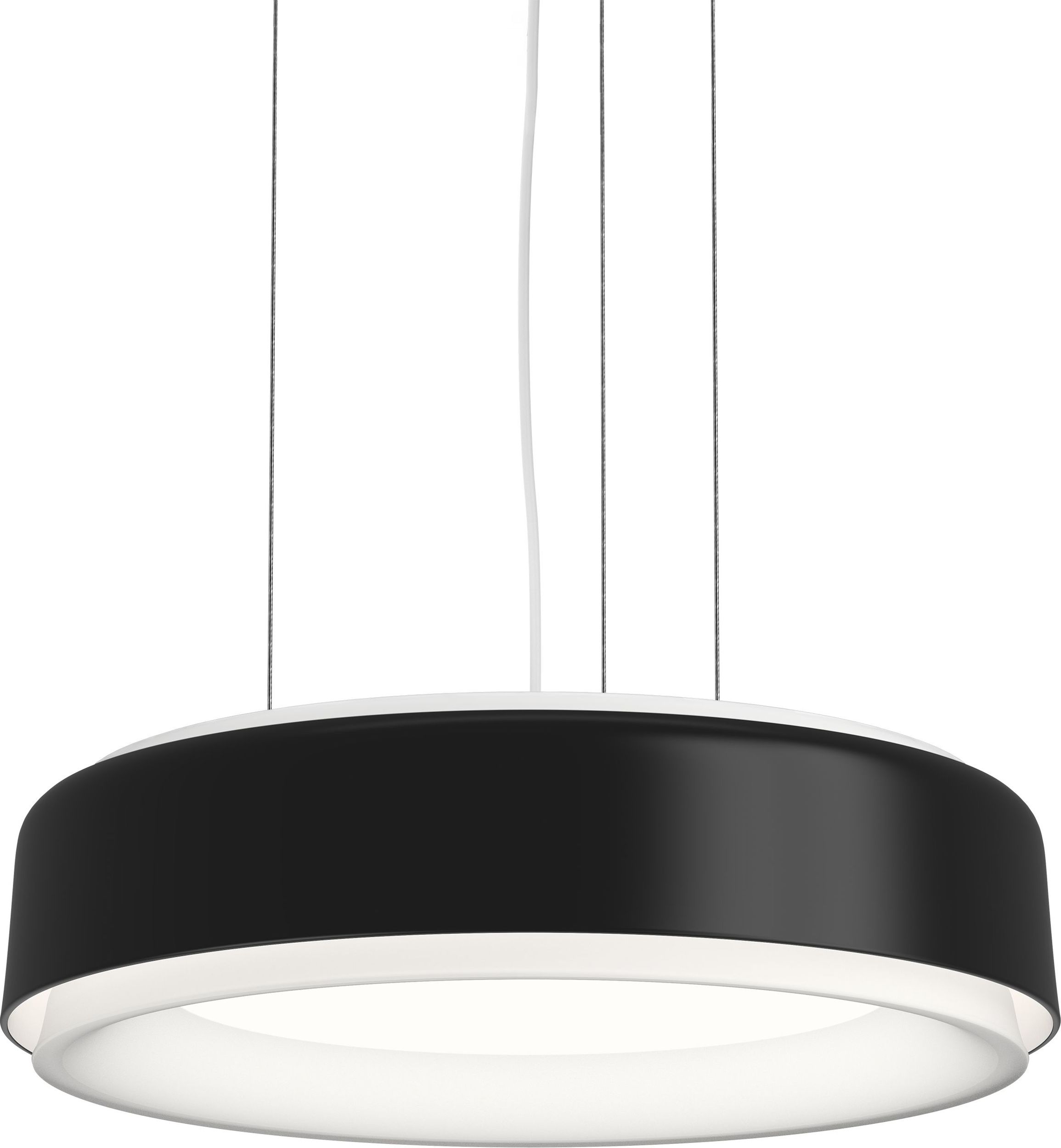 Lampa wisząca LP Grand Suspended LED 3000K 32 cm czarna ściemnianie fazowe Main Dimm