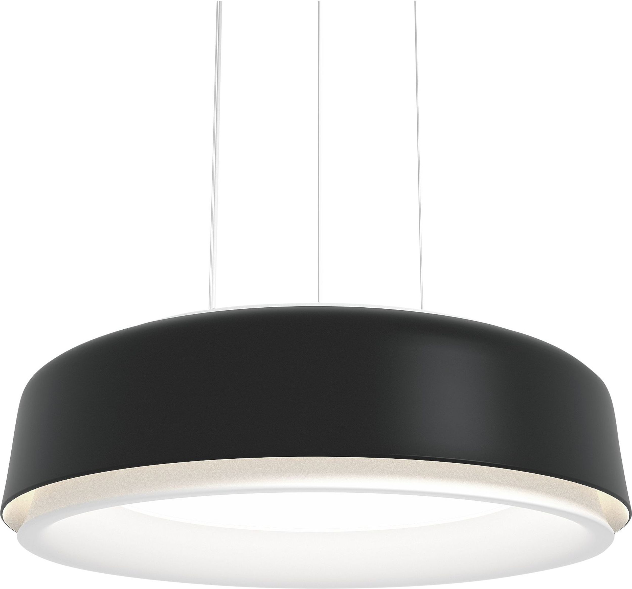 Lampa wisząca LP Grand Suspended LED 3000K 58 cm czarna sterowanie oświetleniem Dali