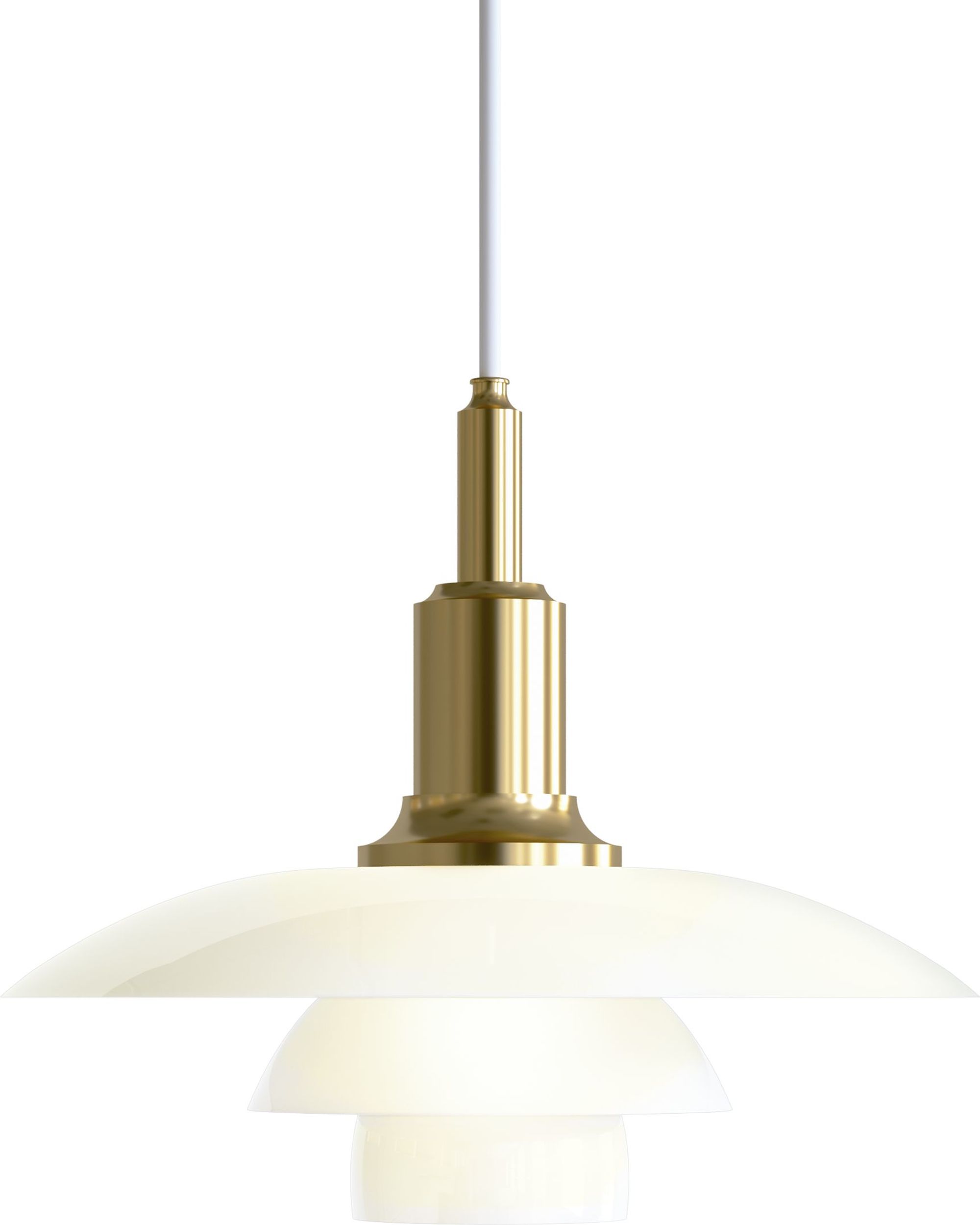 Lampa wisząca PH 28,5 cm mosiądz