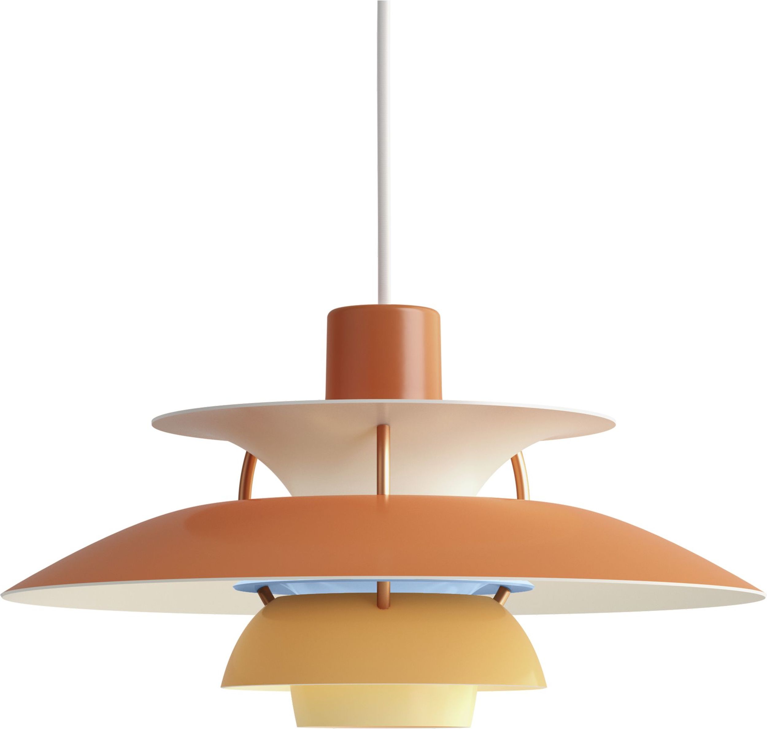 Lampa wisząca PH 5 Mini odcienie pomarańczu