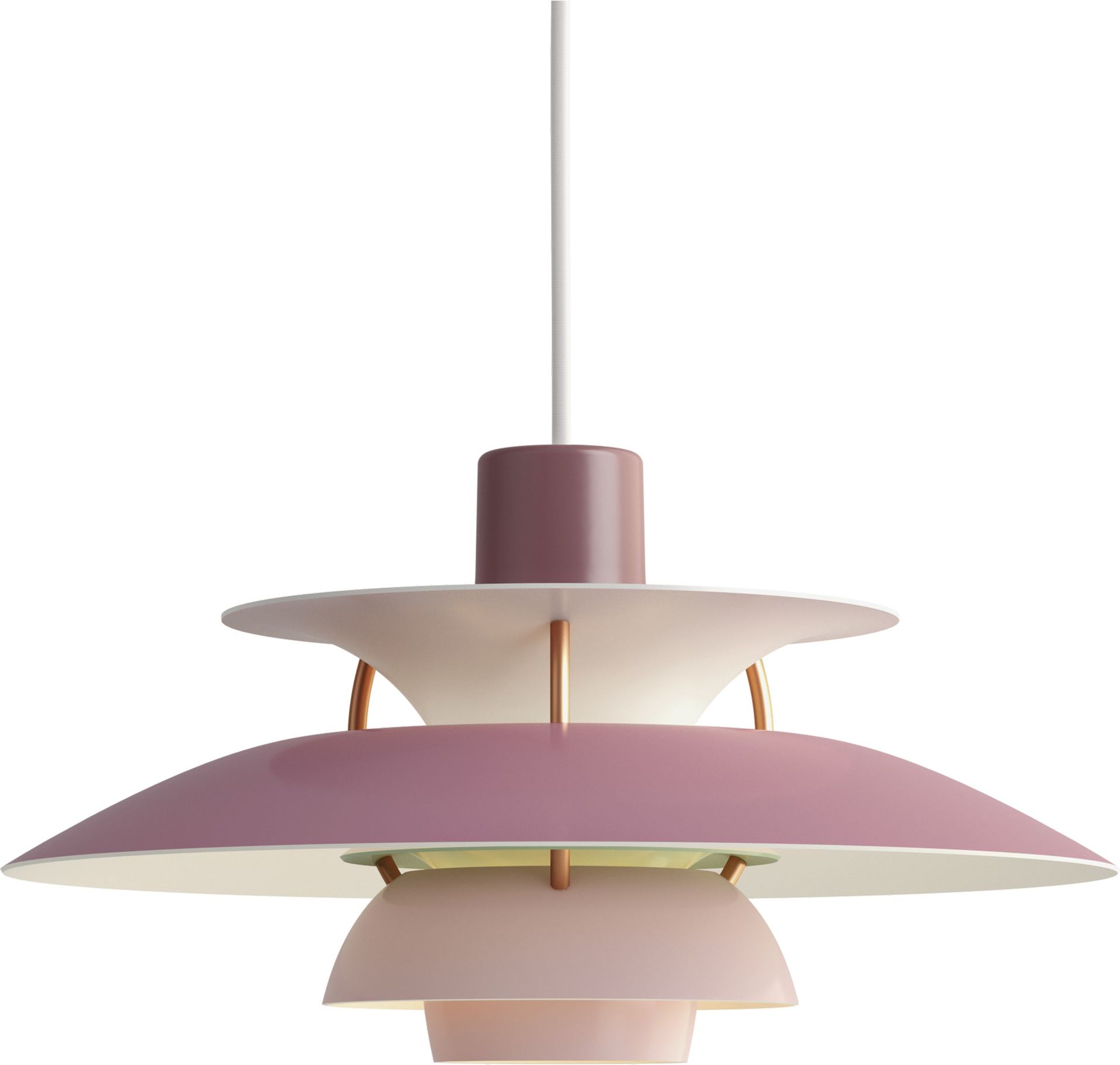 Lampa wisząca PH 5 Mini odcienie różu