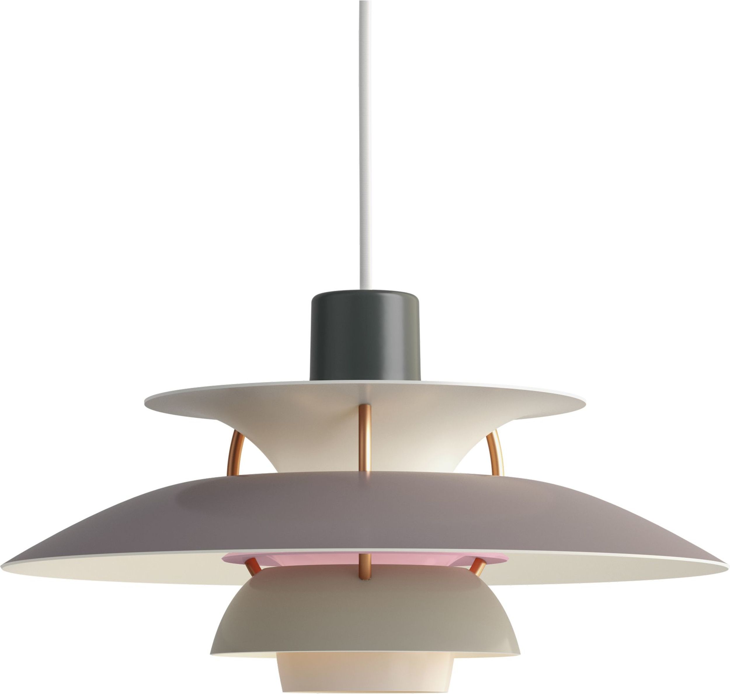 Lampa wisząca PH 5 Mini odcienie szarości