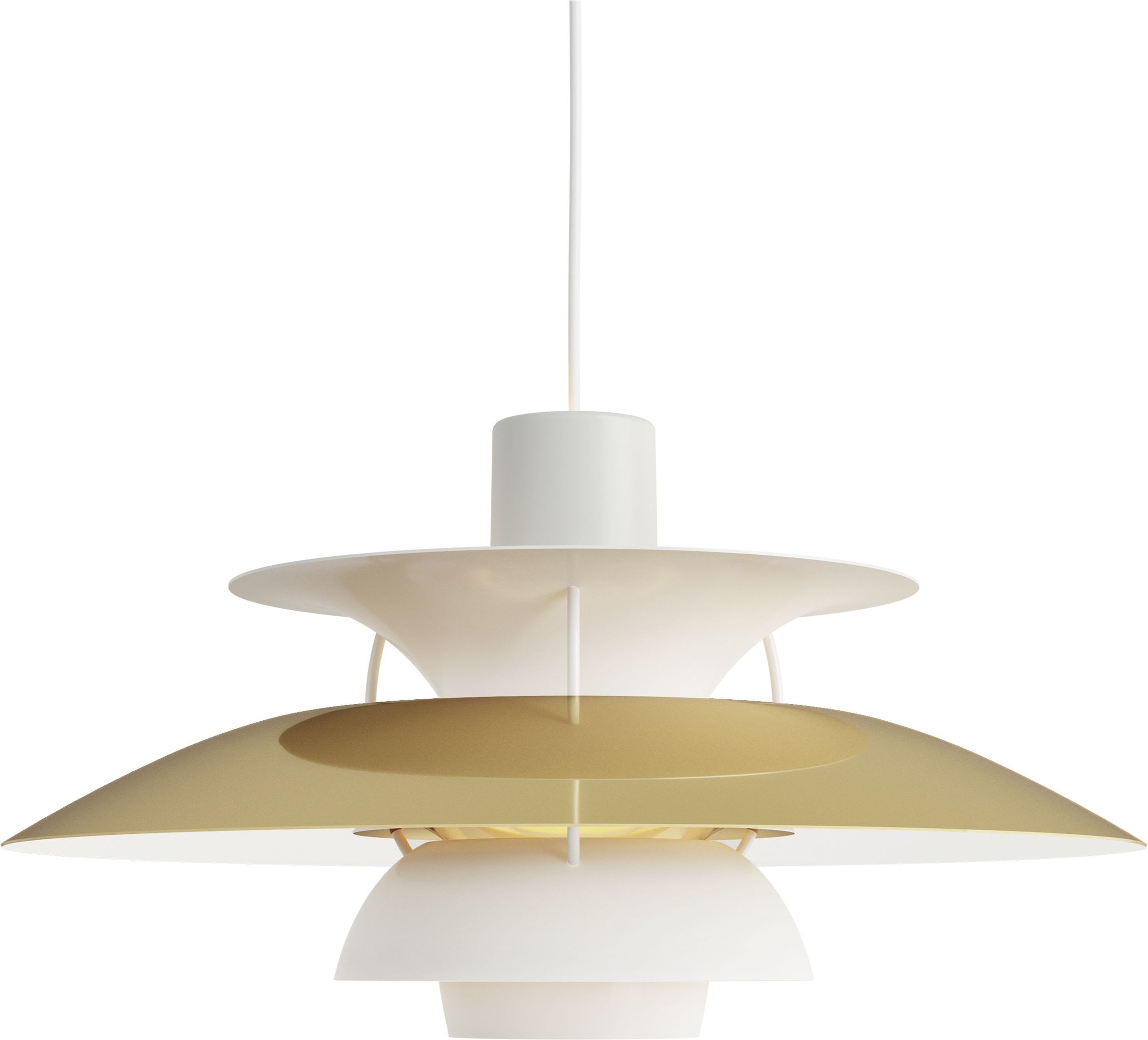 Lampa wisząca PH 50 cm mosiądz