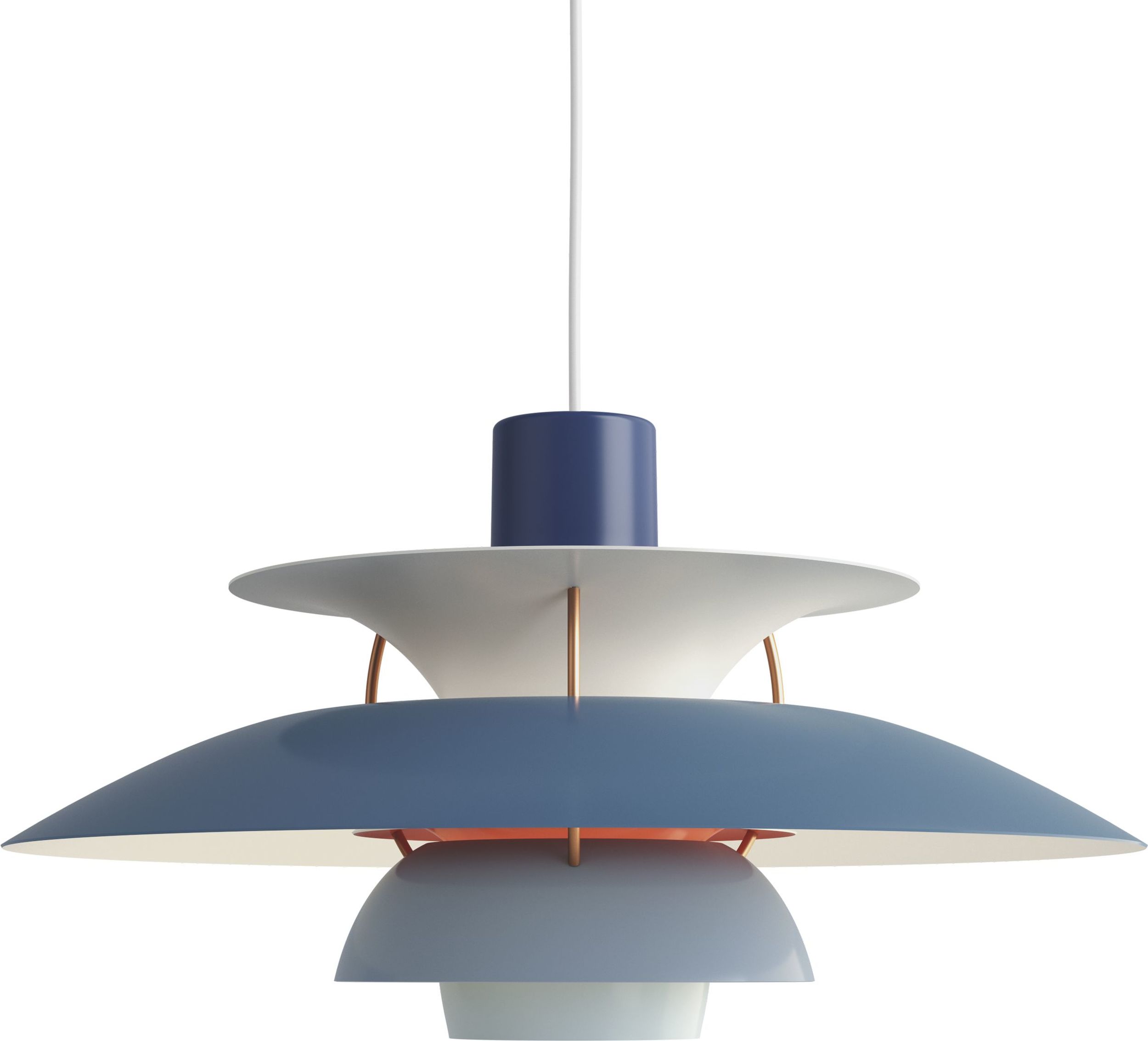Lampa wisząca PH 50 cm odcienie niebieskiego