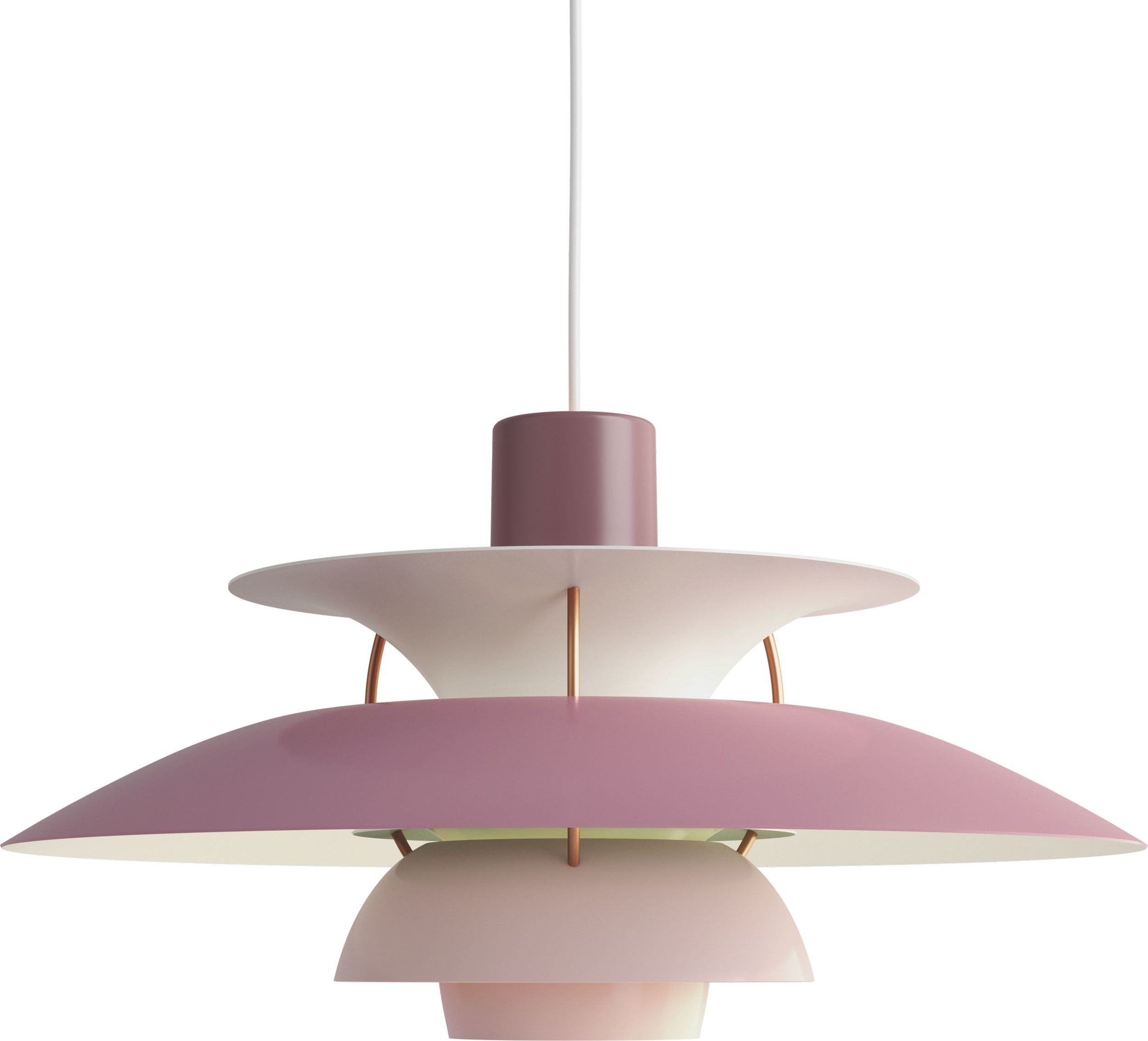 Lampa wisząca PH 50 cm odcienie różu