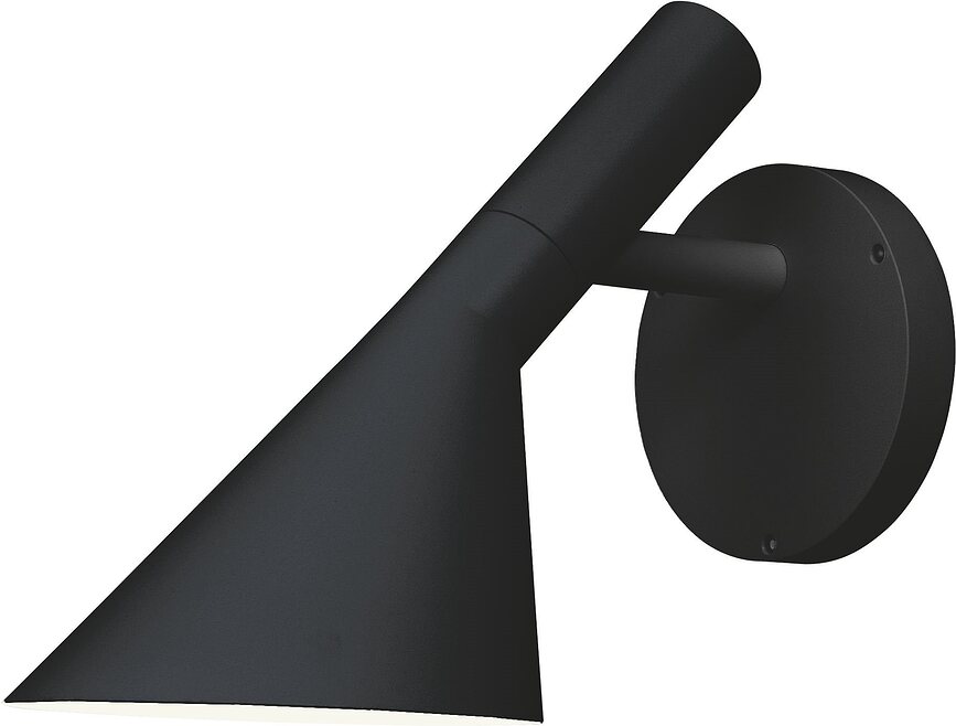 Lampada da muro AJ 50 LED nera esterna
